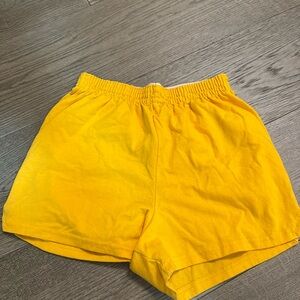 Yellow Soffe shorts